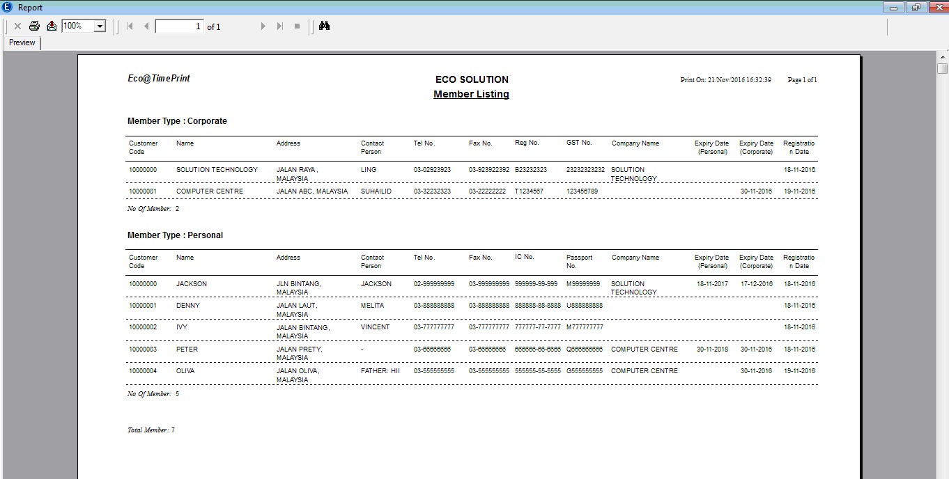 ECO Attendance System